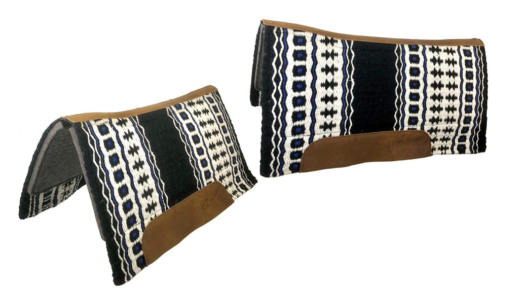 Spine Relief Contour Western Saddle Pad Woven Blanket