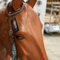 Turquoise One-Ear Headstall