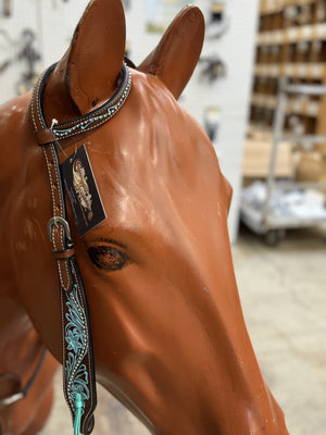 Turquoise One-Ear Headstall