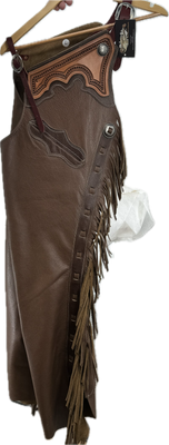 Leather Shotgun Chaps Full Length