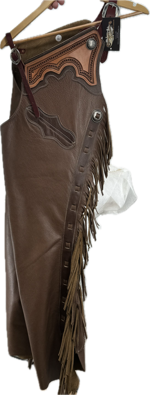 Leather Shotgun Chaps Full Length