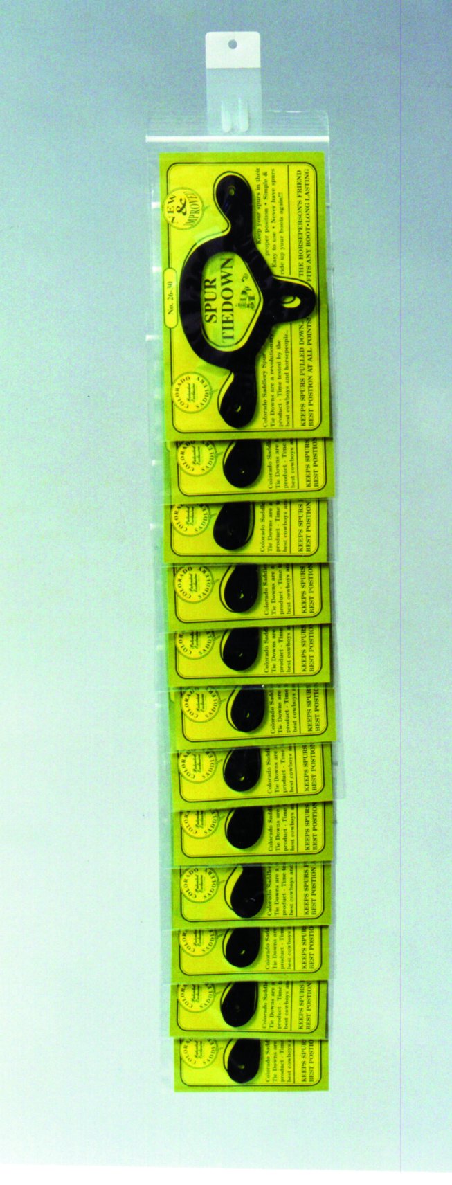 Spur Tie Downs - Single Pair, Quick Strip, or Counter Display Box